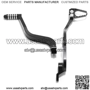 CNC Aluminum Gear Shift Lever & Rear Brake Pedal for Suzuki Quadracer 450 LT-R 450 2006-2009