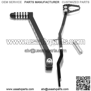 CNC Aluminum Gear Shift Lever & Rear Brake Pedal for Suzuki Quadsport LT-Z 400 2009-2014 2017-2018