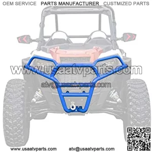 Front Bumper for Polaris RZR XP 1000 (See Fitment) | VooDoo Velocity Blue | 1.75" x 1/16" DOM Steel Tubing | UV-Resistant Powder Coating | CNC Machined End Caps | Protects Entire Front End!