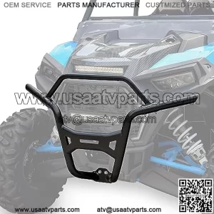 KATIMOTO Front Bumper for Polaris RZR 1000 XP / XP4 19-23, Heavy Duty Steel Front Brush Guard for Polaris RZR 1000 XP/XP 4 1000 Sport Turbo 2019-2023 Accessories (OEM # 2884019-458)