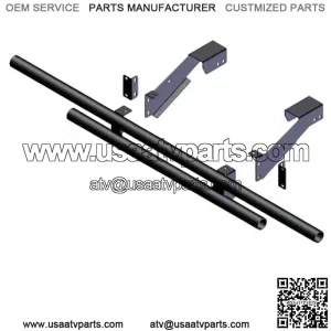 Double Tube Rear Bumper for 2013-2019 Polaris Ranger 900 XP / 900 Crew (For: Polaris)