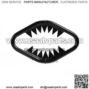 Polaris Predator 500 2003-07 JAWS ALUMINUM BUMPER MATTE BLACK  JS401-MBK (For: Polaris)