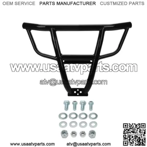 Black Front Bumper Guard Fit For Polaris RZR XP 1000 & Turbo 19-23 Steel (For: Polaris)