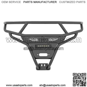 Tubular Bumper Front Black Series LED 6" for Polaris RZR XP1000 (For: Polaris)