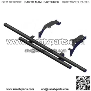 #102075 Polaris Full Size Ranger Rear Double Tube Bumper