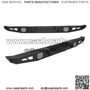 Sheet Thick Metal Rear Bumper fit for 2018-2023 Polaris Ranger CREW XP 1000 (For: Polaris)