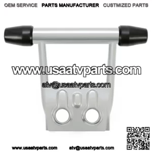 Yamaha Banshee 350/YFZ350 (1987-2006) Front Bumper Guard with Rubber End Caps - Silver