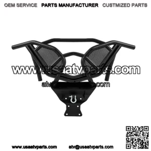 Can-Am Maverick X3 (2017-Up) Rear Bumper Guard with D-Rings - Powder Coated