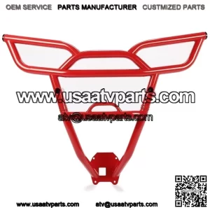 Polaris RZR XP 1000/XP4 1000 (2014-2018) Red Heavy-Duty Rear Bumper Guard