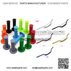 22mm 7/8" Handle Bar Handle Grips Pocket Mini ATV Dirt Pit Bike Motocross