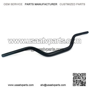 1 1/8" 28mm Black Motorcycle Mid Handlebars Handle Tubes For ATV Quad Dirt Bike