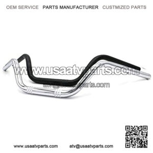 Motorcycle Universal High-Rise Handlebars Drag Bar Cruiser Chopper Bobber Touring Atv With 7/8 inch 22mm Bar (Black)