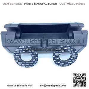 SEND IT Bar Pad with FREE DONUTS Handlebar DIrtbike ATV Crossbar (BLACK, SQUARE)