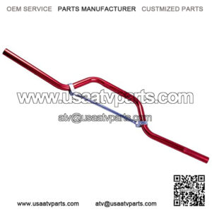 7/8" Red Handle bar+Hand Grips+Handle bar Crossbar Pad CRF 50 70 Pit Pro Dirt Bike 22MM Motorcycle Aluminum Handlebar Bar Dirt Pit Bike ATV Quad & Cross Bar