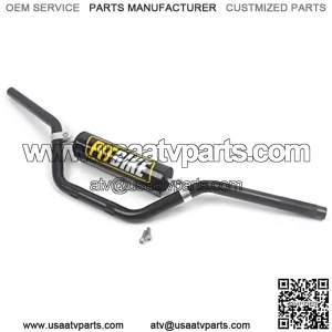 Handle Bar 7/8" 22MM Handlebar with Foam Pad Compatible with CRF YZF KXF KLX RMZ DRZ Pit Dirt Bike Motocross ATV Quad Black