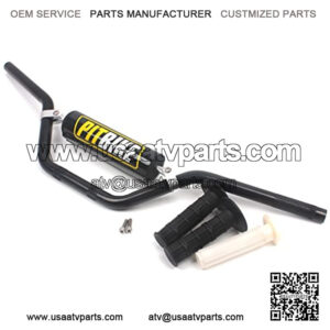 Handle Bar with Foam Pad 7/8" 22MM Handlebar Compatible with CRF YZF KXF KLX RMZ DRZ Pit Dirt Bike Motocross ATV Quad Black