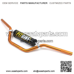 Handle Bar with Foam Pad 7/8" 22MM Handlebar Compatible with CRF YZF KXF KLX RMZ DRZ Pit Dirt Bike Motocross ATV Quad Gold