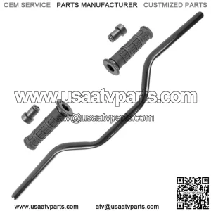 Black Handlebar w/ Grip End For Can-Am Outlander 1000 / MAX 1000 4x4 2012 - 2019