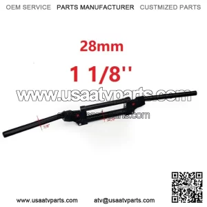 28mm 1 1/8" ATV Anti Vibration Handlebars for Yamaha Raptor 660 700 Banshee 350 (For: Yamaha)