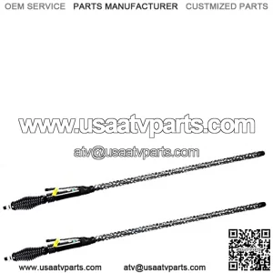 ATV Whip Light - 2pc 4ft Led Whip Light with Heavy Duty Spring Base Chasing Light RF Remote Control Lighted Antenna Whips for Can am ATV UTV Snow Mobile Offroad Truck