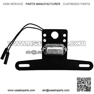 Universal Street Legal License Plate Holder for ATV / UTV - Easy to Install!