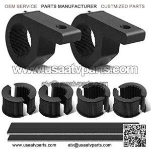 Off-Road Light Bar Mounting Brackets LED Light Horizontal Bar Tube Clamp Fit on 0.75"/1"/1.25" Bull Bars Roof Racks Roll Cage Holder for ATV UTV Truck, 2-Pack