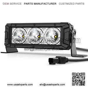 AutoFeel LED Light Bar 8 Inch with Daytime Running Light 3100LM Spot Beam Super Bright Off Road Driving Fog Light for Truck Pickup ATV SUV Boat