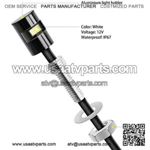 TL-06 2PCS License Plate Light Super Bright Waterproof 12V White LED Bulb Legal for Motorcycle Bike Truck RV ATV,2 Years Warranty