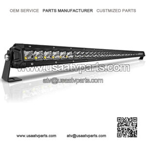 42 Inch LED Light Bar Single Row Flood & Spot Beam Combo 40000LM Off Road LED Light Bar Driving Light for Pickup SUV ATV UTV Truck Roof Bumper