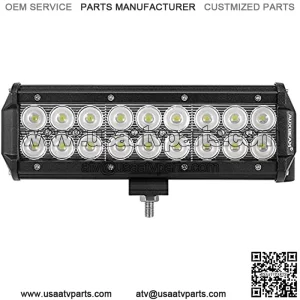 LED Light Bar 9inch 54W Led Light Pod Off-Road Lights Flood Beam Driving Lights for Trucks Car Pickup ATV Jeep Motorcycle Boat Golf Cart with Mounting Brackets