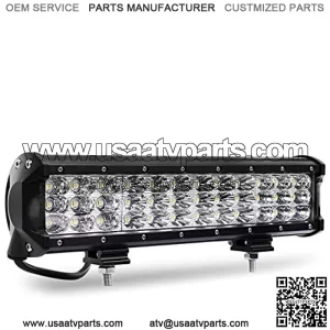 LED Light Bar Tri-Rows 120W 12Inch LED Light Pod Spot Flood Combo Light Off Road Lights Led Fog Light Driving Lights Boat Lighting Fit for Truck Pickup Jeep SUV ATV UTV