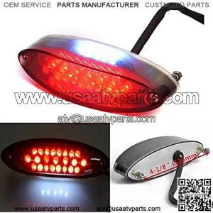 Universal 28 LEDs Motorcycle ATV Tail Light Brake Stop Lights Compatible with Suzuki Harley Davidson Honda Kawasaki DR DRZ 650 400