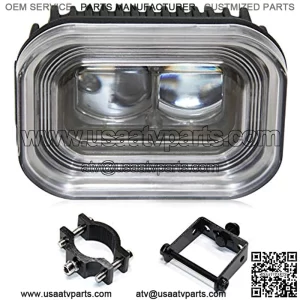 4" Universal Motorcycle Led Headlights Driving Lights DRL Driving Running Lights LED Spotlight Headlight Work Light Hi/Lo Beam Headlamp Spotlights for All Motorcycle ATV Truck E-Bike Car (1 Piece)