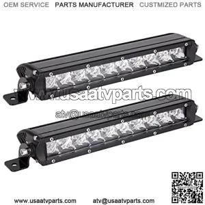 2PCS 11" 50W Light Bar Led Off Road Bar, Spot Beam Led Driving Lights Work Fog Lamp for Truck, ATV, SUV, Jeeps