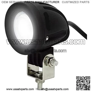 LED Pods Light Bar Round 10W Waterproof Flood Beam Led Work Light Off Road Lights Driving Light Compatible with Truck SUV ATV Tractor Boat