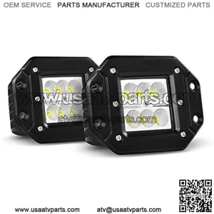 18 W Barra de Luz para Jeep Truck Tacoma Parachoques ATV UTV, 2 Piezas