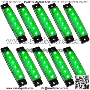 10 piezas de luces LED de tira de roca para coche, kit de iluminacin para guardabarros de rueda subterrnea, impermeable, para carrito de golf, Wrangler, todoter, camin, RV, UTV, ATV, moto de ni