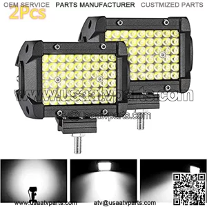 YBYZ Barras de luz LED Spot de 10 cm 162W, Rayo LED, luz antiniebla Impermeable para Conducir Todo Ter, Barco, Auto, Tractor, camin,SUV,ATV