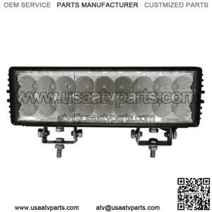 11" Golf Cart LED Light Bar - 12V-24V (54 Watt / 4,050 Lumens, Fits All Carts)