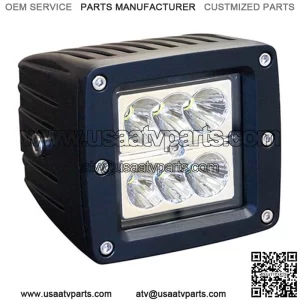 3.25" Golf Cart LED Utility Spotlight - 12-24V (24 Watt / 1,500 Lumens, Fits All Carts)