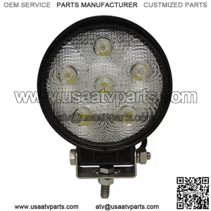 4.5" Golf Cart LED Utility Floodlight - 12V-24V (18 Watt / 1,350 Lumens, Fits All Carts)