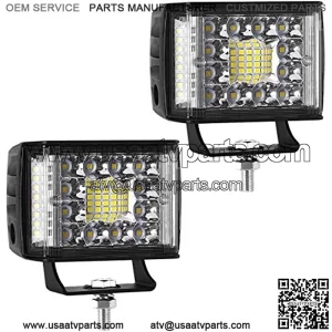 12V LED Light Bar 2PCS 36WLed Pods Flood Spot Off Road Driving Fog Lights for Trucks Boat ATV