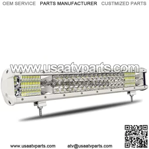 20 inch 288W LED Light Bar White Spot Flood Combo Beam Led Bar 12V 24V Fog Work Lamps Driving Lights Waterproof for ATV 4X4 4WD Pickup Truck Tractor Golf Cart Boat