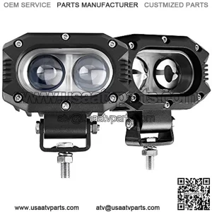 4 inch Led Pod Light 48W Led Spot Lights Off Road Driving Light Pods for Truck Tractor ATV UTV Golf cart Boat Off-Roading for Trucks Motorcycle Boat ATV - 2PCS