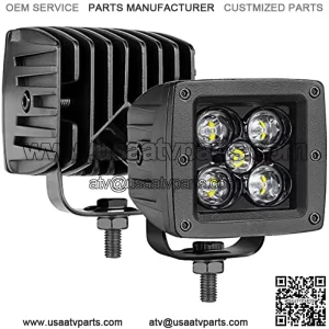 LED Cubes, SWATOW INDUSTRIES 2PCS 50W 3 Inch LED Pod Lights LED Cube Lights Off Road Light Pods 3x3 Square Driving Lights Spot Beam LED Pods Waterproof Fog Lights for Truck SUV ATV UTV Car Boat