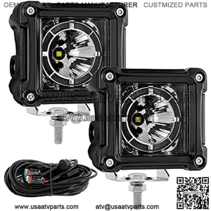 3 Inch LED Cubes with DRL 2 Modes LED Light Bar 20W Offroad Spot Light LED Work Light Driving Light Cube Light Pods Fog Light for Jeep Truck 4x4 ATV Motorcycle