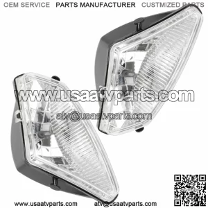 Left And Right Headlight W/Bulb for Polaris Sportsman 500 HO EFI 2005 2006-2010