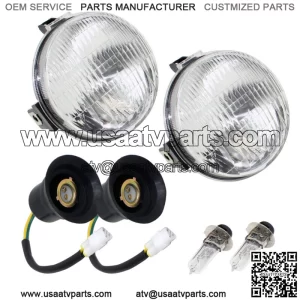 Left And Right Headlight Kit for Yamaha Rhino 450 YXR450 YXR 450 4X4 2006-2009