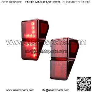 2PCs UTV Rear Tail Lights Red For 2018-2023 Polaris Ranger 1000 XP Crew 2413766