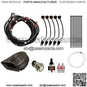 UTV / ATV Universal Plug & Play Turn Signal Kit (Deluxe Kit)